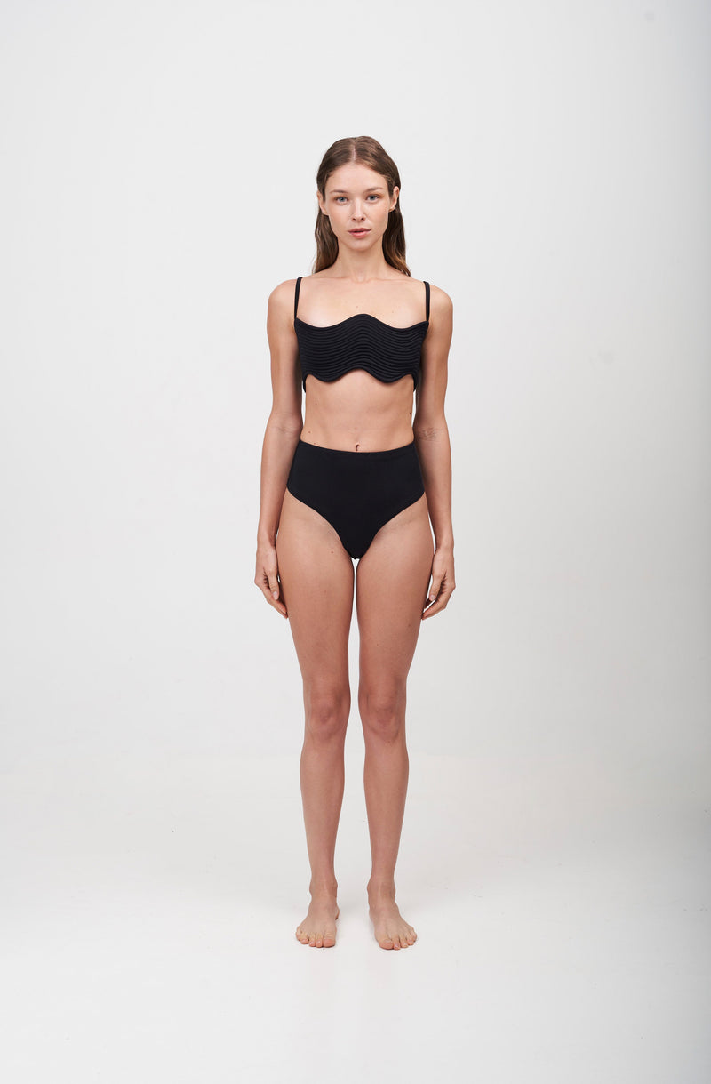 Ola Bikini Bottom Carbon