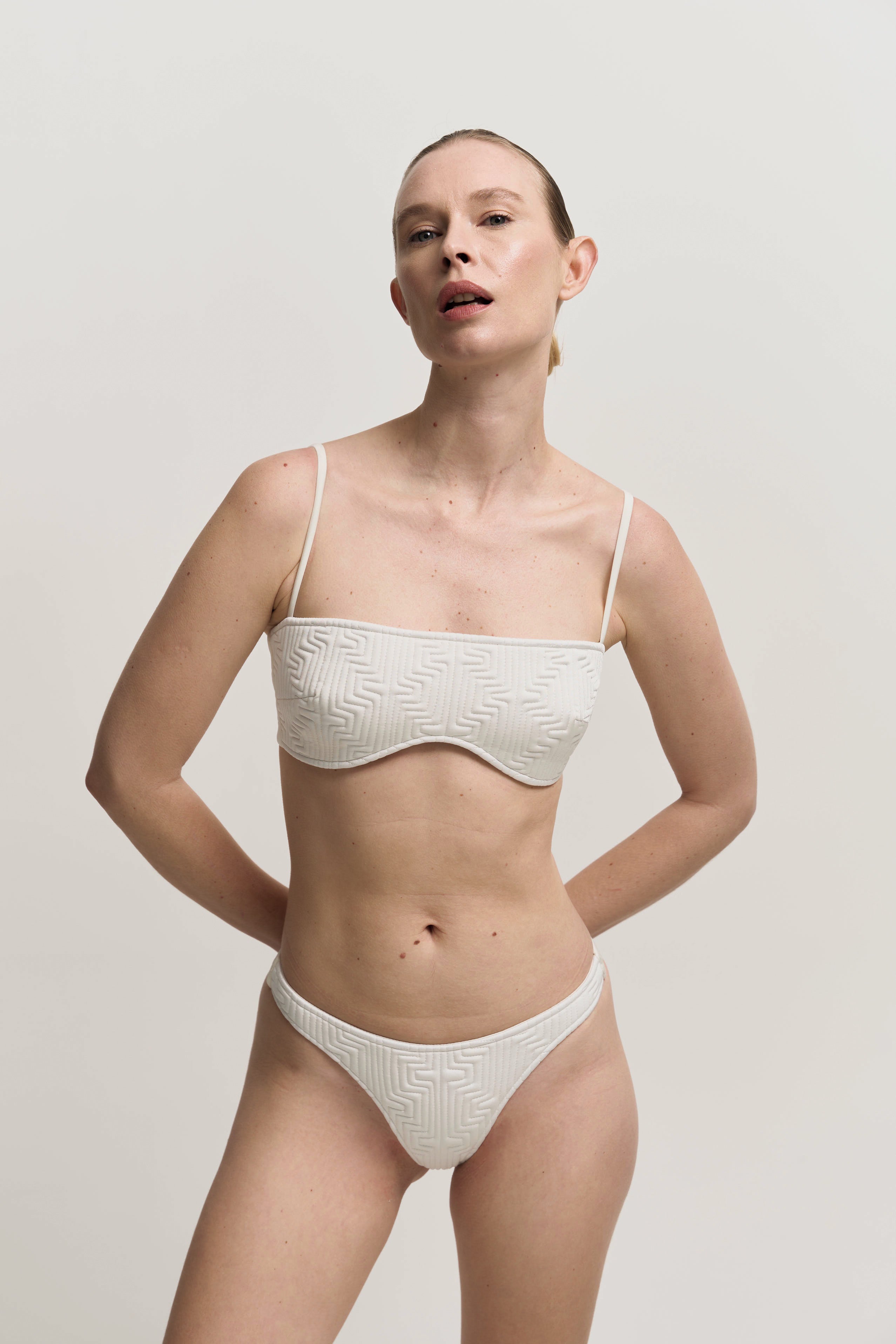 Agnes Ivory Bikini Top