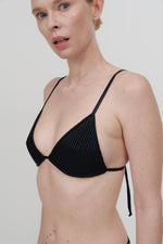 Lua Bikini Top Carbon