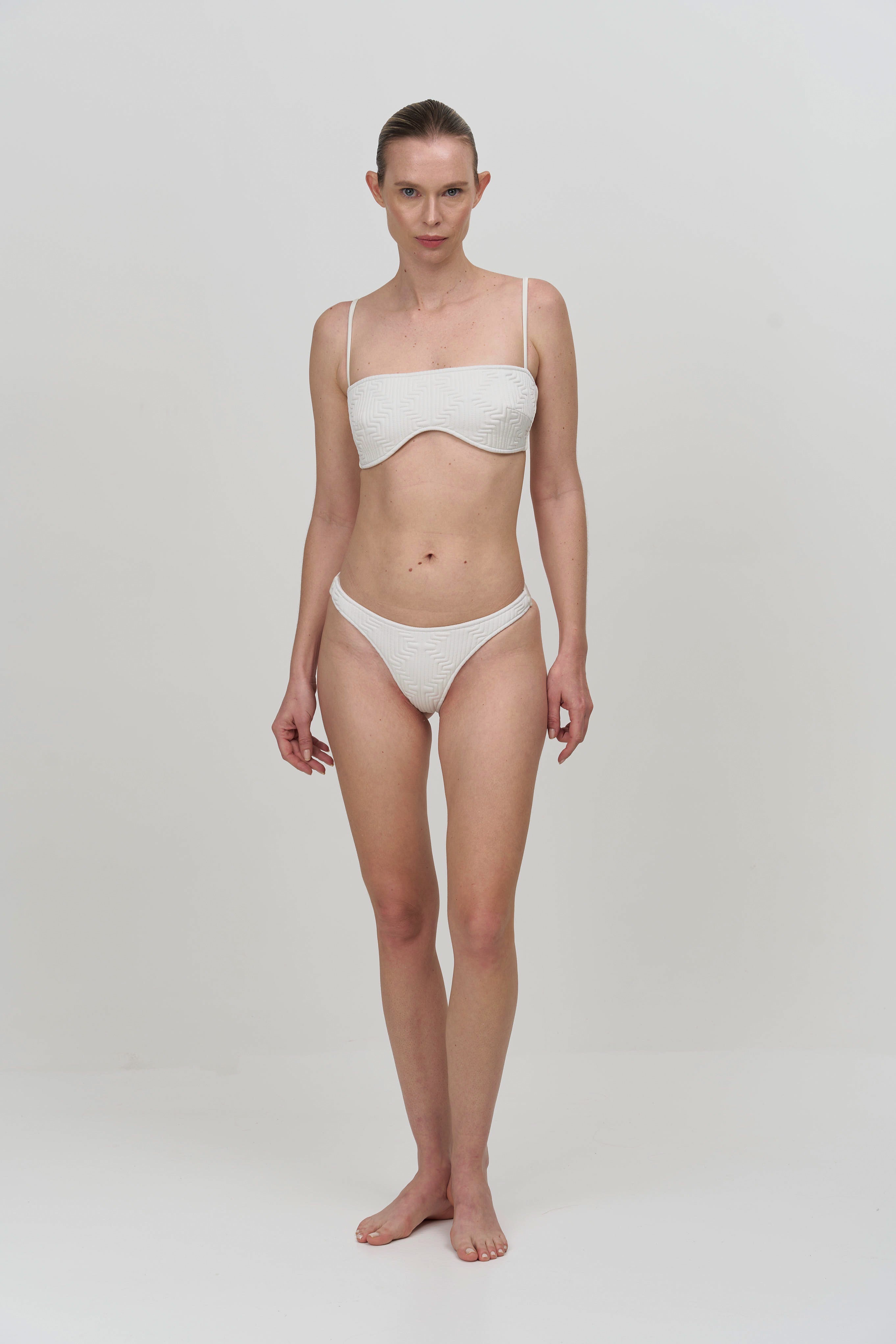 Agnes Ivory Bikini Top