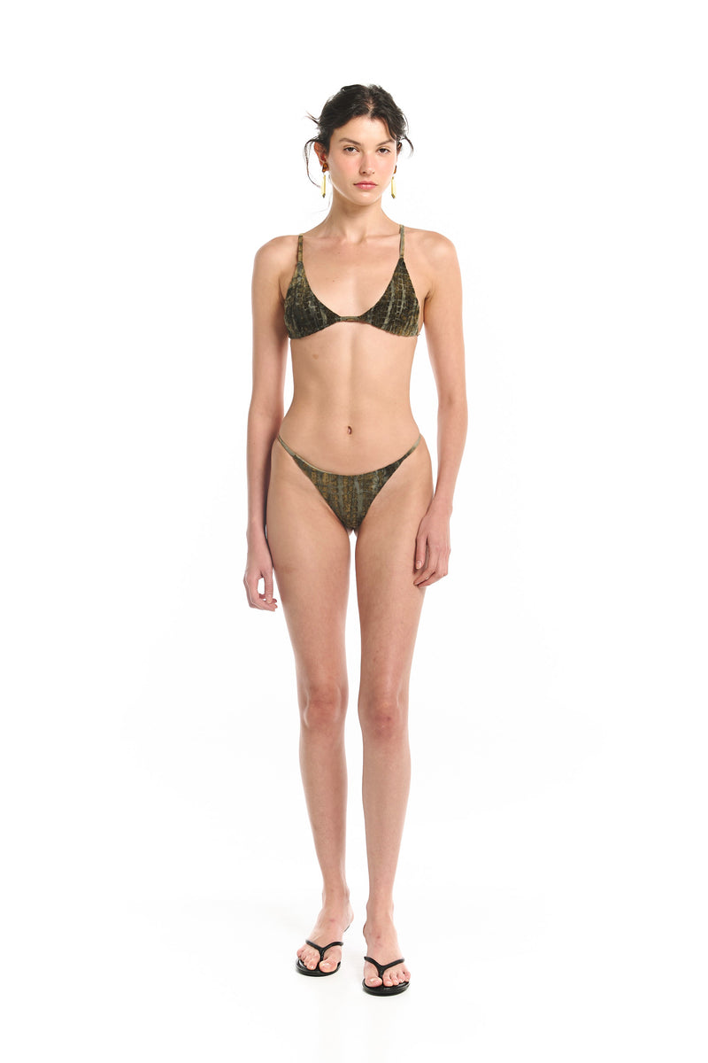 Croco Bikini Tiny bottom
